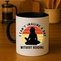 I Can't Imagine My Day Without Reading Coffee Mug thumb 4