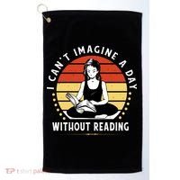I Can't Imagine My Day Without Reading Golf Towel thumb 0