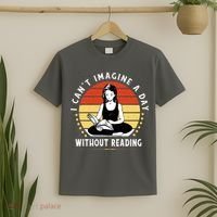 I Can't Imagine My Day Without Reading T-Shirt thumb 2