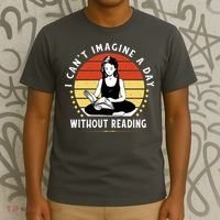 I Can't Imagine My Day Without Reading T-Shirt thumb 3