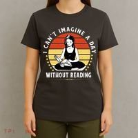 I Can't Imagine My Day Without Reading T-Shirt thumb 4
