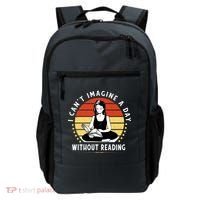 I Can't Imagine My Day Without Reading Backpack thumb 0