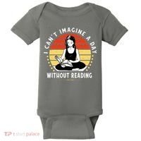 I Can't Imagine My Day Without Reading Baby Bodysuit thumb 0