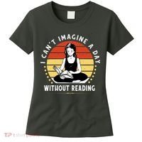 I Can't Imagine My Day Without Reading Women's T-Shirt thumb 0