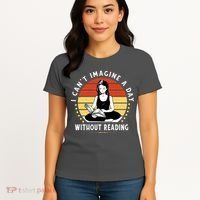 I Can't Imagine My Day Without Reading Women's T-Shirt thumb 4