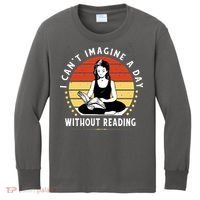 I Can't Imagine My Day Without Reading Kids Long Sleeve Shirt thumb 0