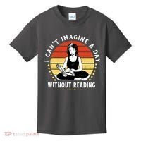 I Can't Imagine My Day Without Reading Kids T-Shirt thumb 0