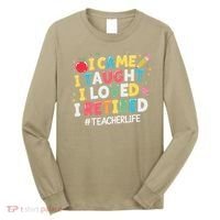 I Came I Taught I Loved I Retired Funny Teacher Retirement Long Sleeve Shirt thumb 0