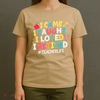 I Came I Taught I Loved I Retired Funny Teacher Retirement T-Shirt thumb 4