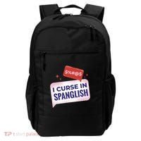 I Curse In Spanglish Funny Spanish Backpack thumb 0