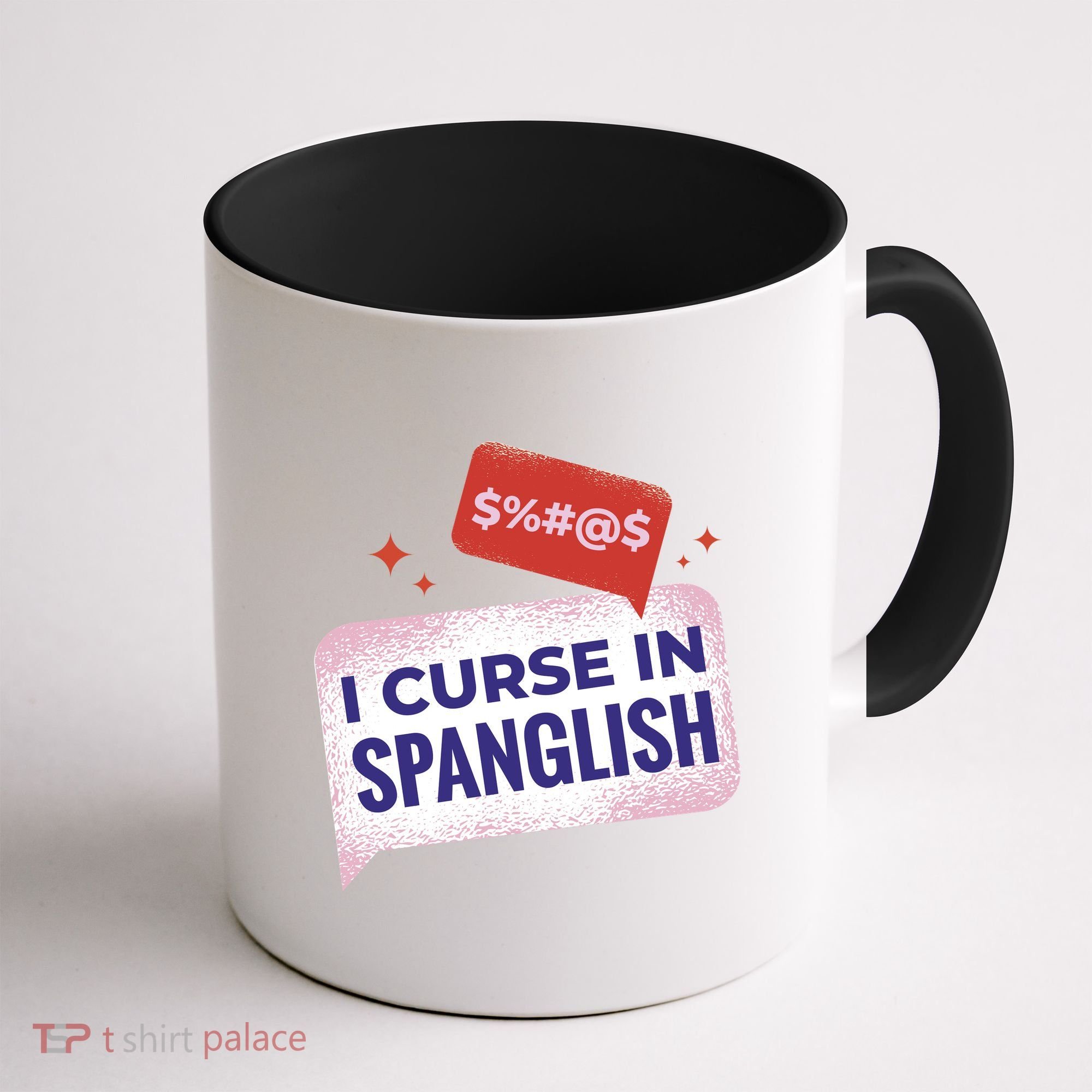 I Curse In Spanglish Funny Spanish Coffee Mug