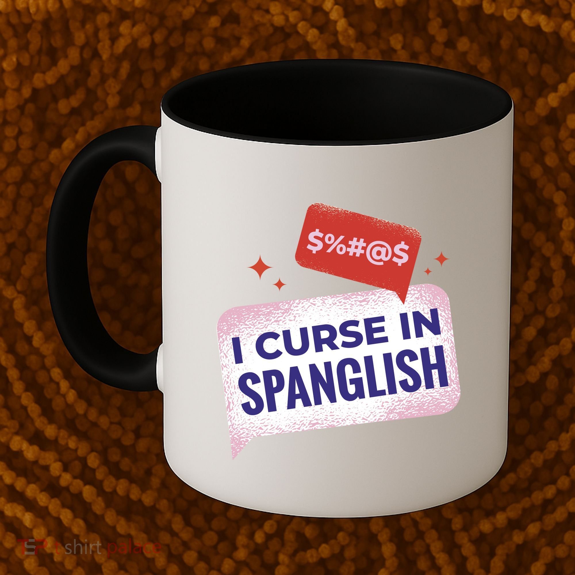 I Curse In Spanglish Funny Spanish Coffee Mug