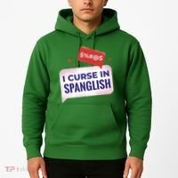 I Curse In Spanglish Funny Spanish Hoodie thumb 2