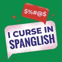 I Curse In Spanglish Funny Spanish Long Sleeve Shirt thumb 2