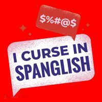 I Curse In Spanglish Funny Spanish Santa Hat thumb 1