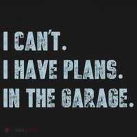 I Can't I Have Plans In The Garage Gift Women's Hoodie thumb 2