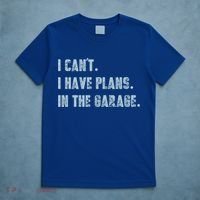 I Can't I Have Plans In The Garage Gift T-Shirt thumb 5