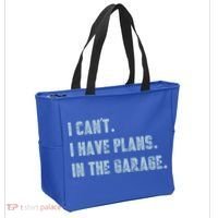 I Can't I Have Plans In The Garage Gift Tote Bag thumb 2