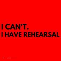 I Can't I Have Rehearsal Santa Hat thumb 1