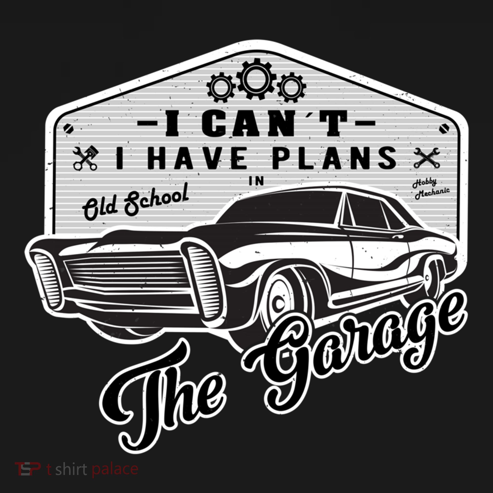 I Can´t I Have Plans In The Garage Muscle Car Mechanic Funny Gift Women's Hoodie