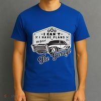 I Can´t I Have Plans In The Garage Muscle Car Mechanic Funny Gift T-Shirt thumb 3