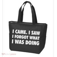 I Came I Saw I Forgot What I Was Doing Sarcastic Tote Bag thumb 3