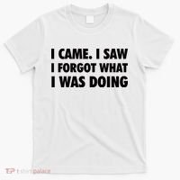 I Came I Saw I Forgot What I Was Doing Sarcastic T-Shirt thumb 0