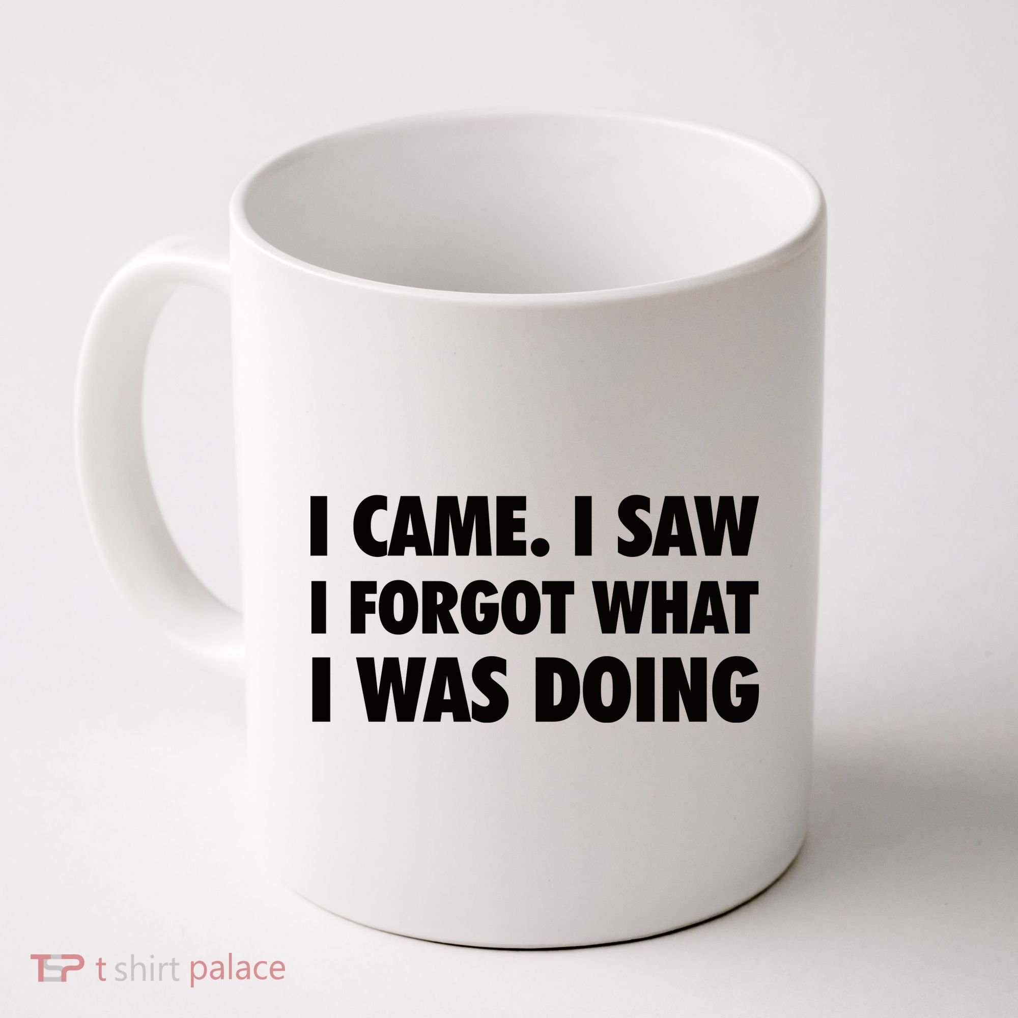 I Came I Saw I Forgot What I Was Doing Sarcastic Coffee Mug