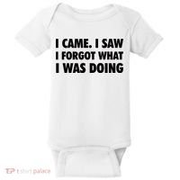 I Came I Saw I Forgot What I Was Doing Sarcastic Baby Bodysuit thumb 0