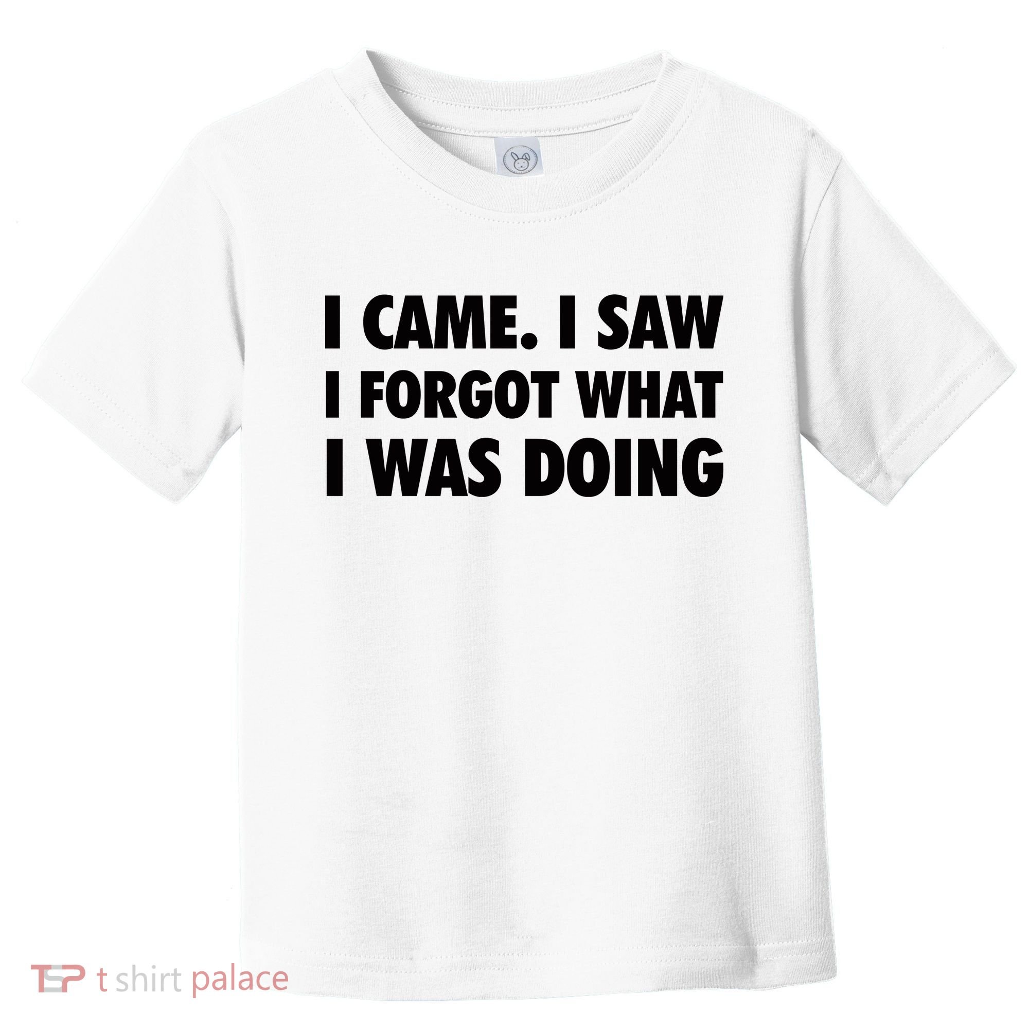 I Came I Saw I Forgot What I Was Doing Sarcastic Toddler T-Shirt