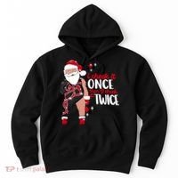 I Check It Once Then I Check It Twice Santa 1989 Christmas Sweatshirt Hoodie thumb 0