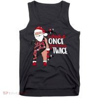 I Check It Once Then I Check It Twice Santa 1989 Christmas Sweatshirt Tank Top thumb 0