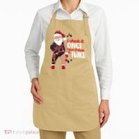 I Check It Once Then I Check It Twice Santa 1989 Christmas Sweatshirt Apron thumb 2