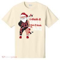 I Check It Once Then I Check It Twice Santa 1989 Christmas Sweatshirt T-Shirt thumb 0