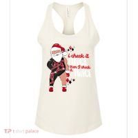 I Check It Once Then I Check It Twice Santa 1989 Christmas Sweatshirt Women's Tank Top thumb 0