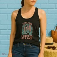 I Came I Saw I Tripped On A Root Hiking Adventure Hiker Women's Tank Top thumb 2