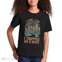 I Came I Saw I Tripped On A Root Hiking Adventure Hiker Kids T-Shirt thumb 2