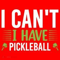 I Can't I Have Pickleball Gift For Pickleball Player Santa Hat thumb 1