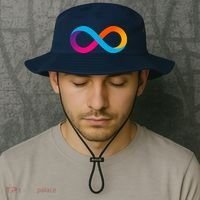 Internet Computer Icp Cryptocurrency Logo Bucket Hat thumb 2
