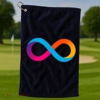 Internet Computer Icp Cryptocurrency Logo Golf Towel thumb 1