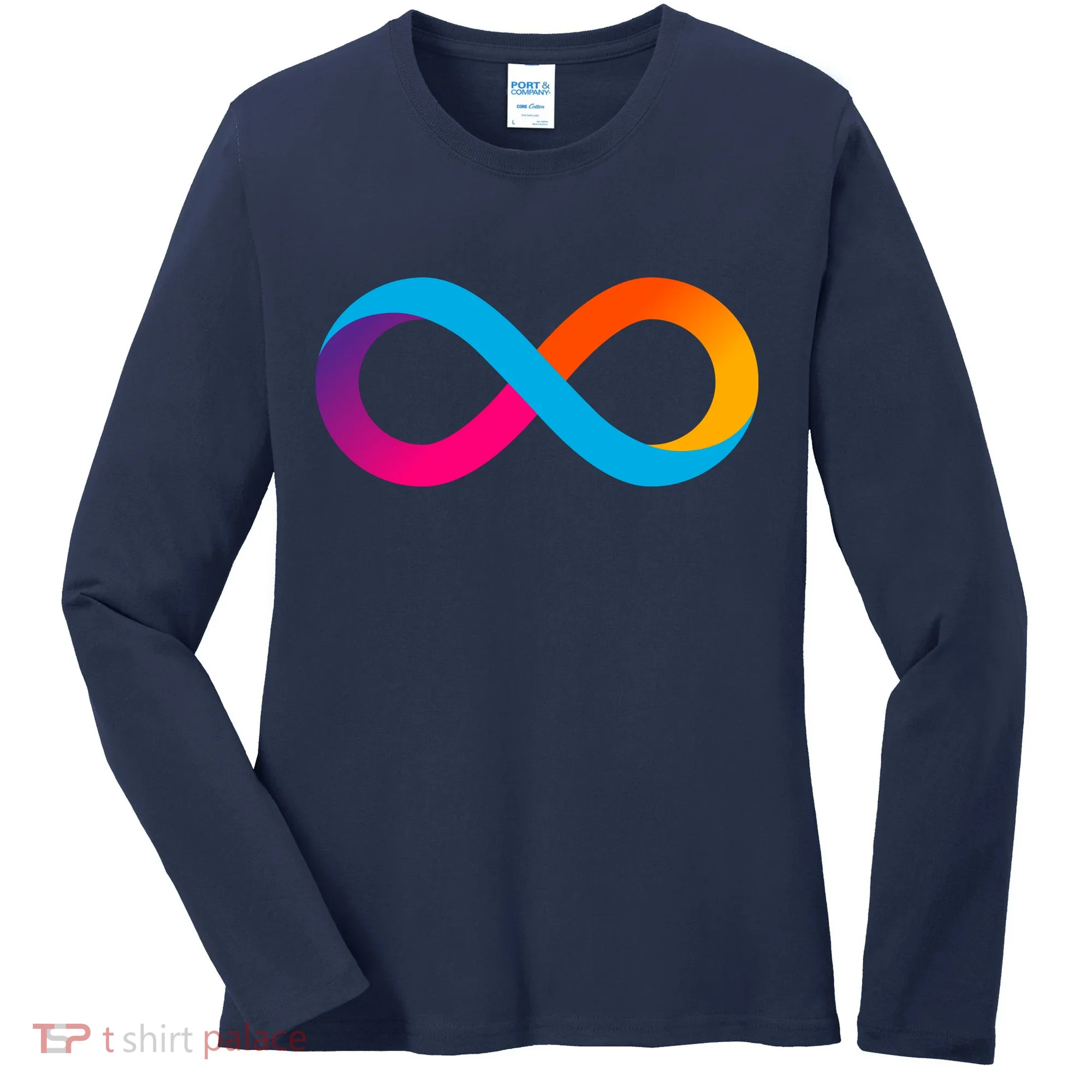 Internet Computer Icp Cryptocurrency Logo Women's Long Sleeve Shirt