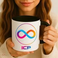 Internet Computer Icp Cryptocurrency Logo Emblem Coffee Mug thumb 3