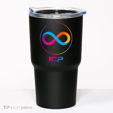 Internet Computer Icp Cryptocurrency Logo Emblem Tumbler