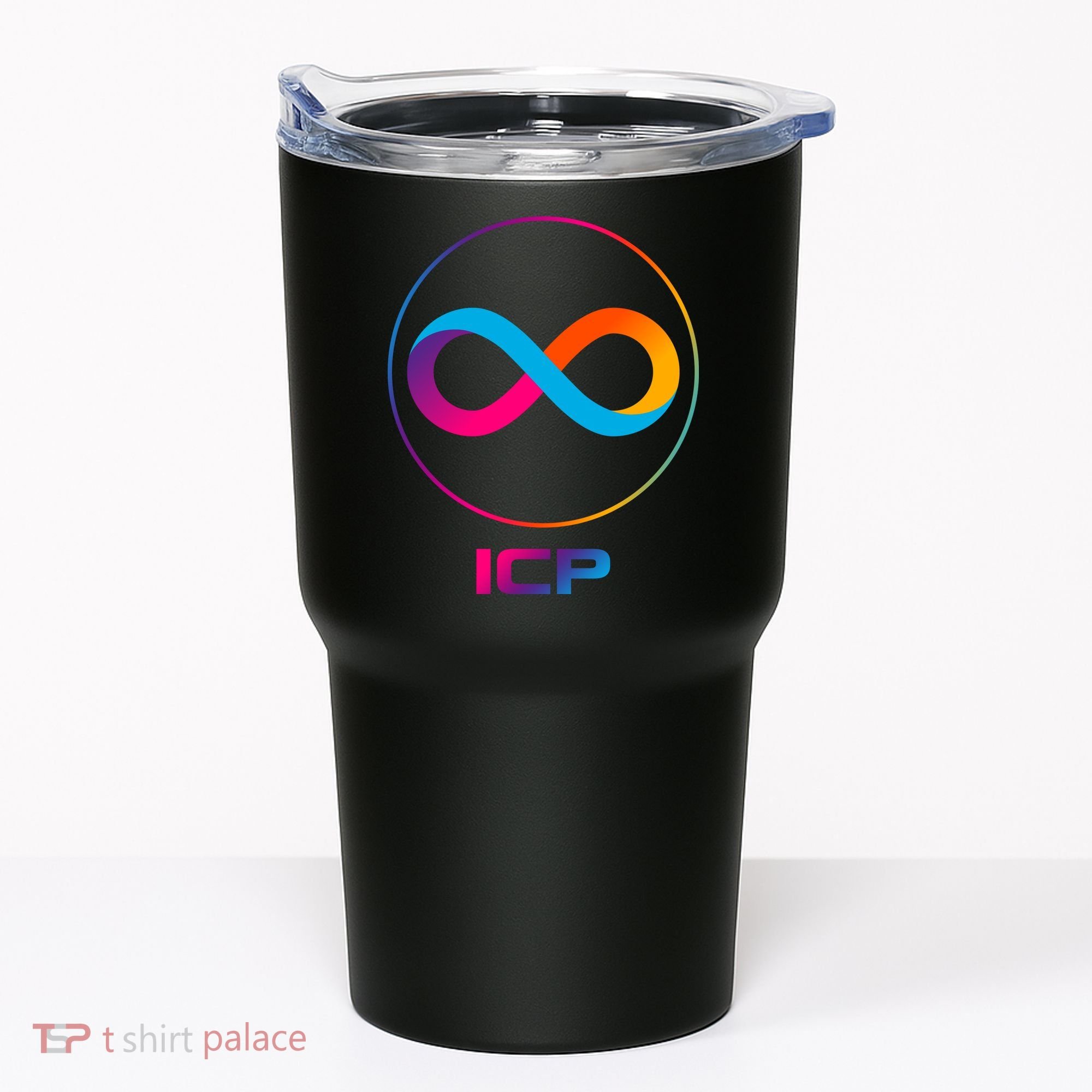 Internet Computer Icp Cryptocurrency Logo Emblem Tumbler