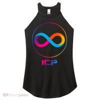 Internet Computer Icp Cryptocurrency Logo Emblem Women's Perfect Tri Rocker Tank thumb 0
