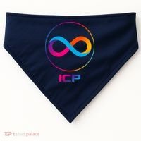 Internet Computer Icp Cryptocurrency Logo Emblem USA-Made Doggie Bandana thumb 0