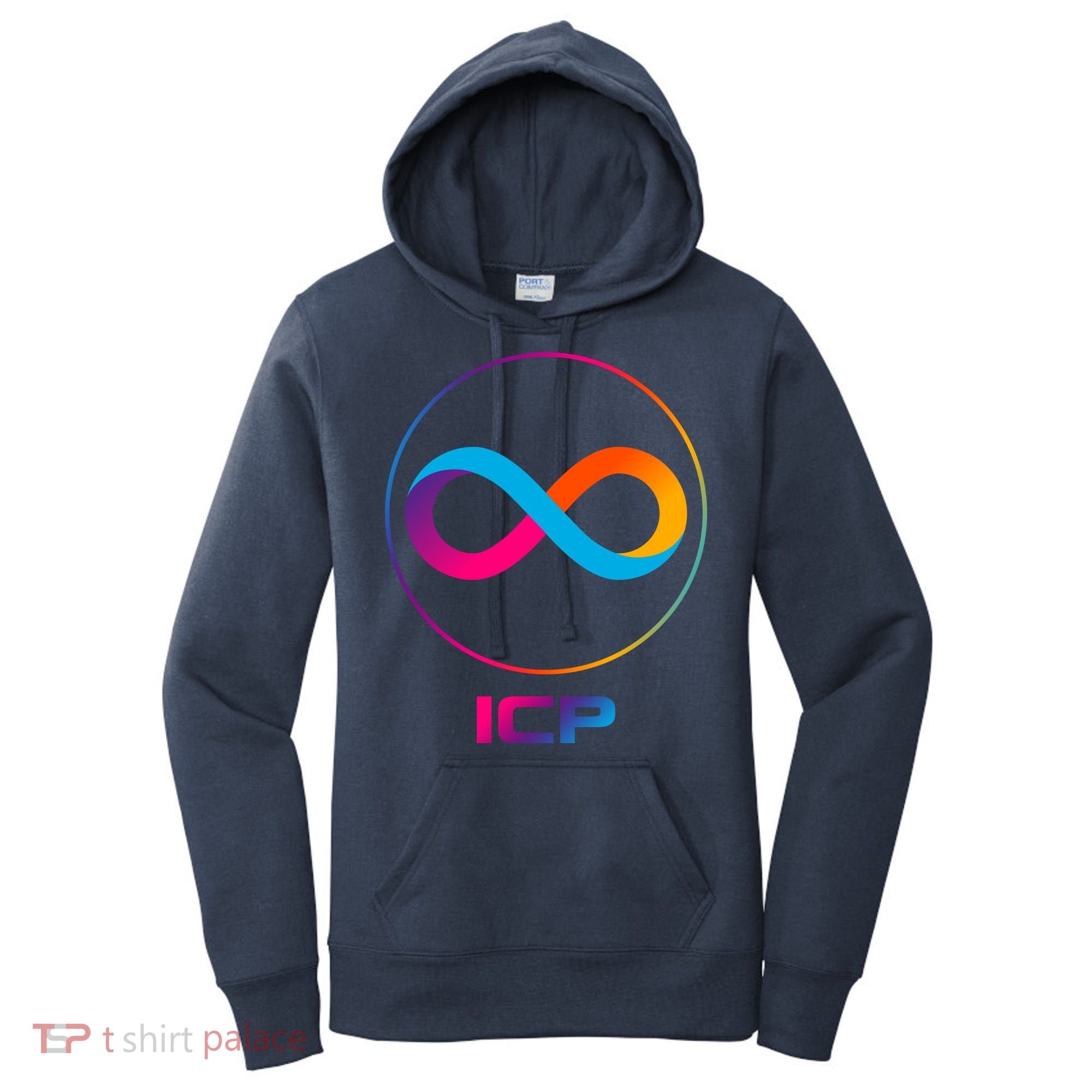 Internet Computer Icp Cryptocurrency Logo Emblem Women's Hoodie