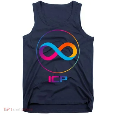 Internet Computer Icp Cryptocurrency Logo Emblem Tank Top