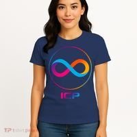 Internet Computer Icp Cryptocurrency Logo Emblem Women's T-Shirt thumb 4
