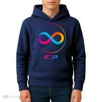 Internet Computer Icp Cryptocurrency Logo Emblem Kids Hoodie thumb 4